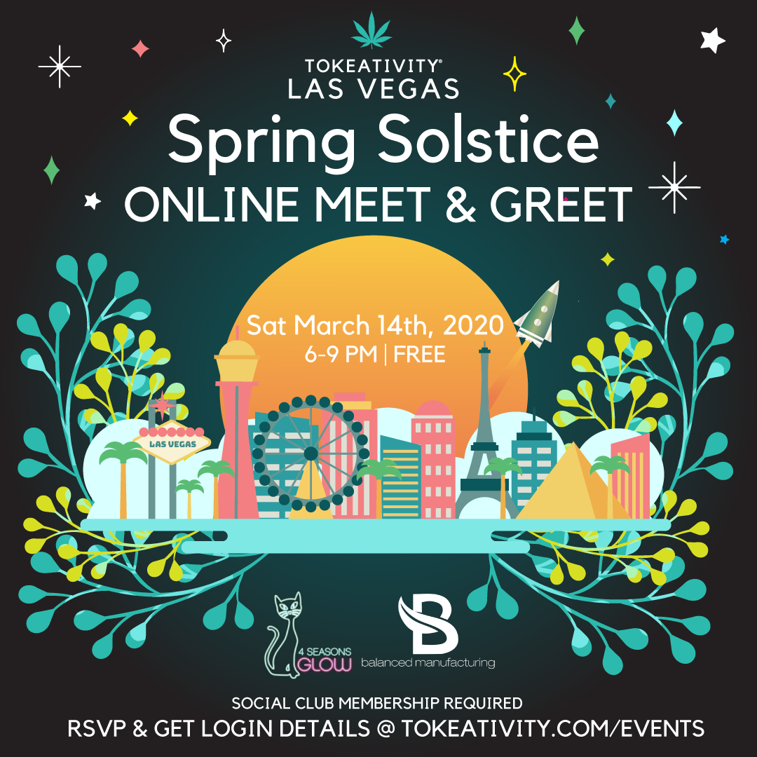 ONLINE: Tokeativity Vegas Spring Solstice Online Meet & Greet